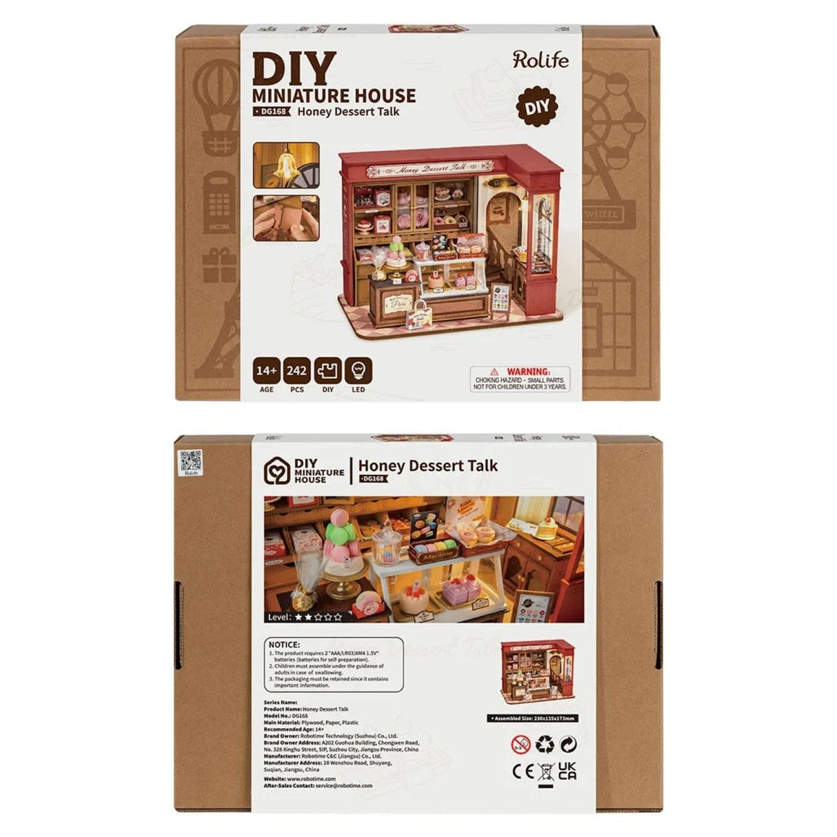 Rolife DIY Mini House - Casas Miniatura Honey Dessert Talk