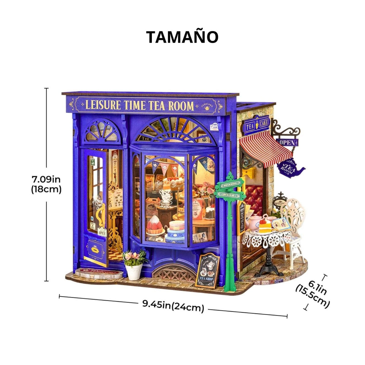 Rolife DIY Mini House - Casas Miniatura Leisure Time Tea Room