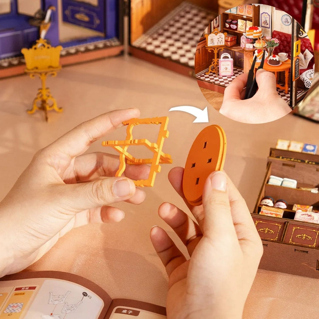 Rolife DIY Mini House - Casas Miniatura Leisure Time Tea Room