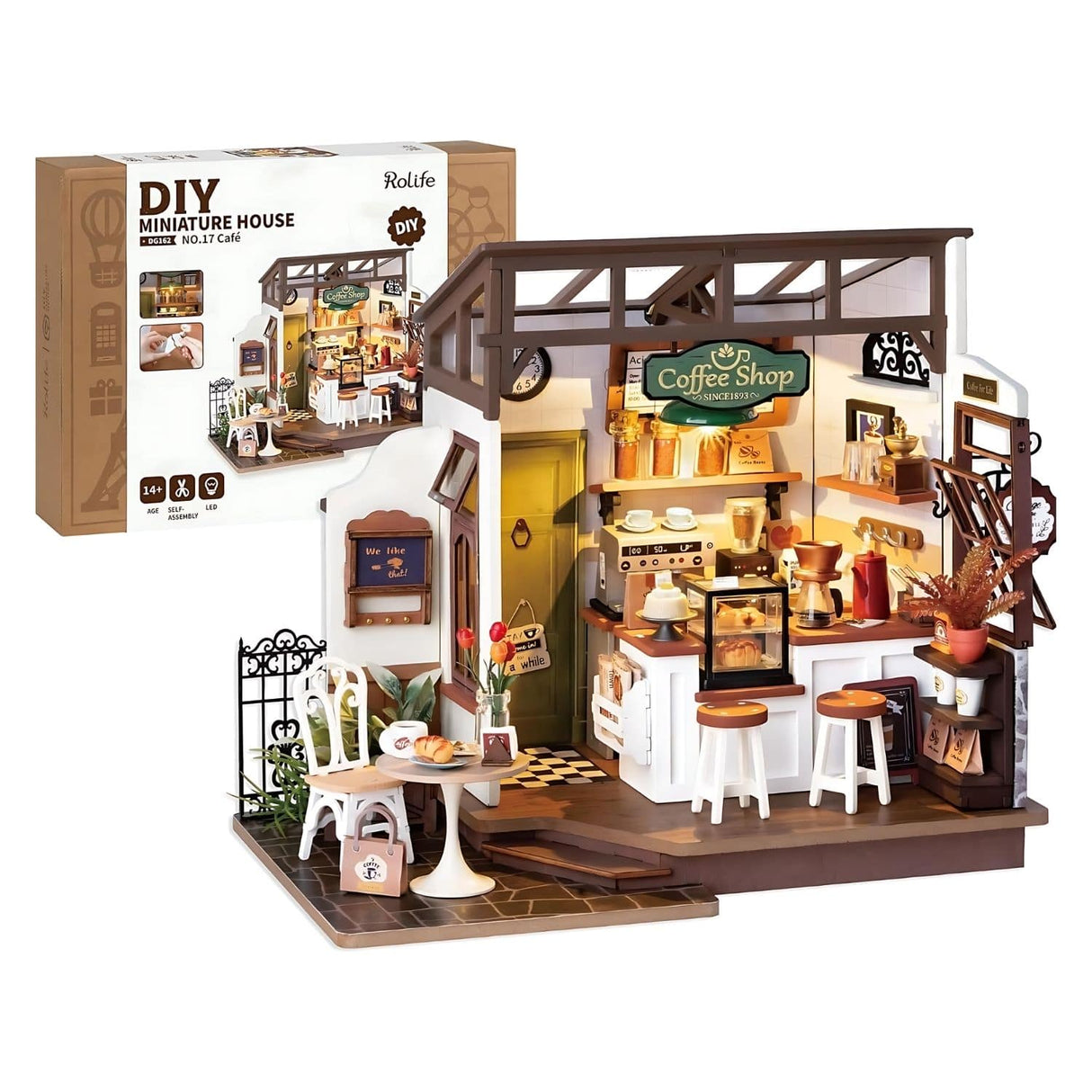 Rolife DIY Mini House - Casas Miniatura NO.17 Café