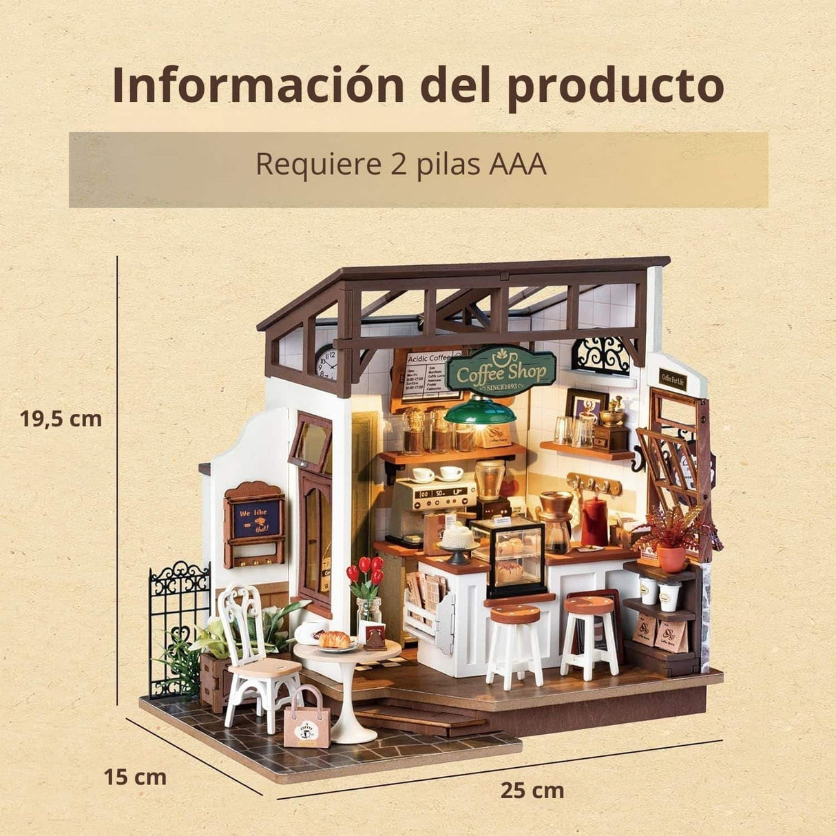 Rolife DIY Mini House - Casas Miniatura NO.17 Café