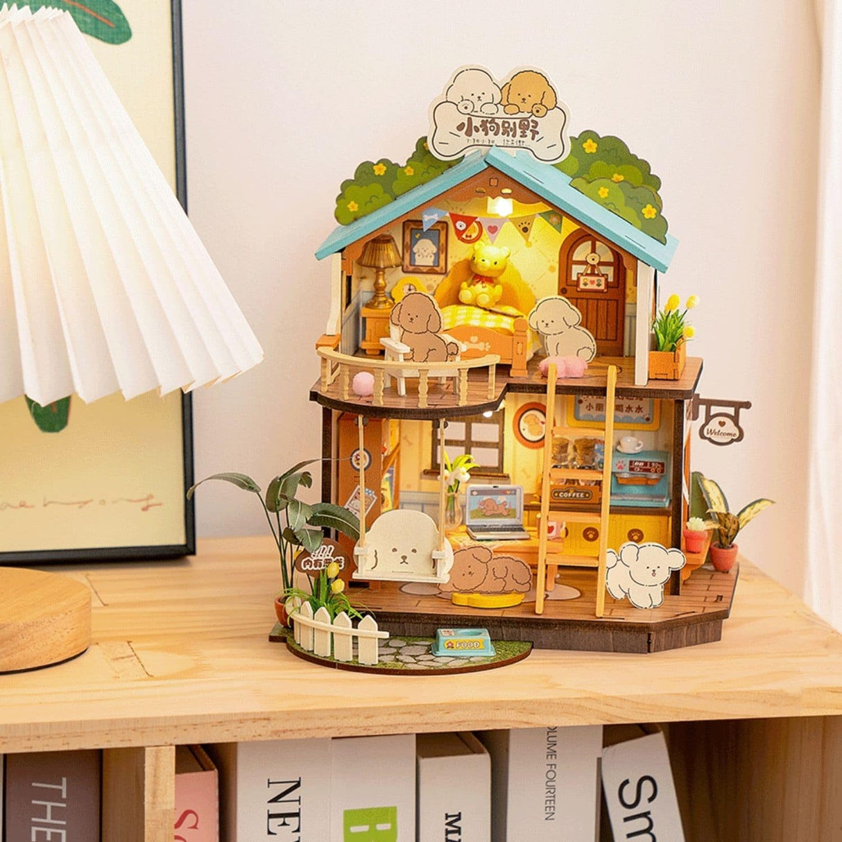 Rolife DIY Mini House - Casas Miniatura Puppy's Cozy Villa