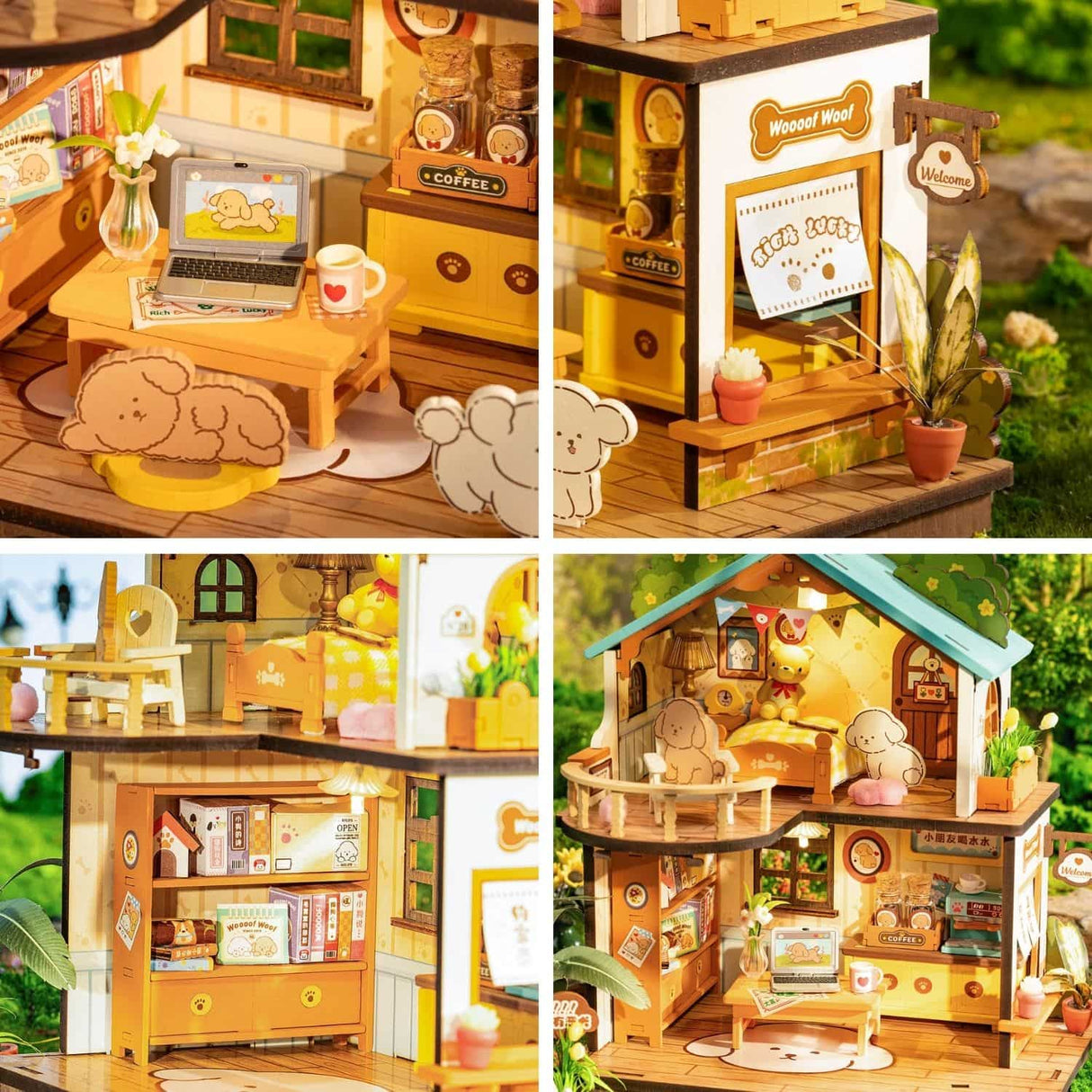 Rolife DIY Mini House - Casas Miniatura Puppy's Cozy Villa