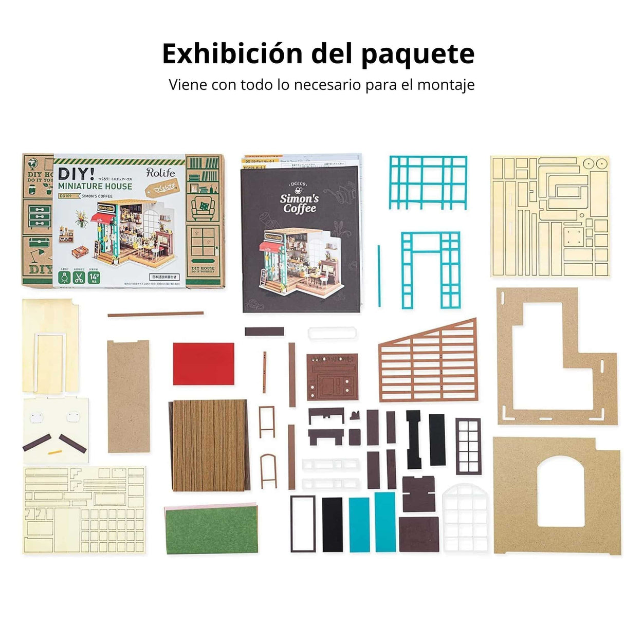 Rolife DIY Mini House - Casas Miniatura Simon's Coffee