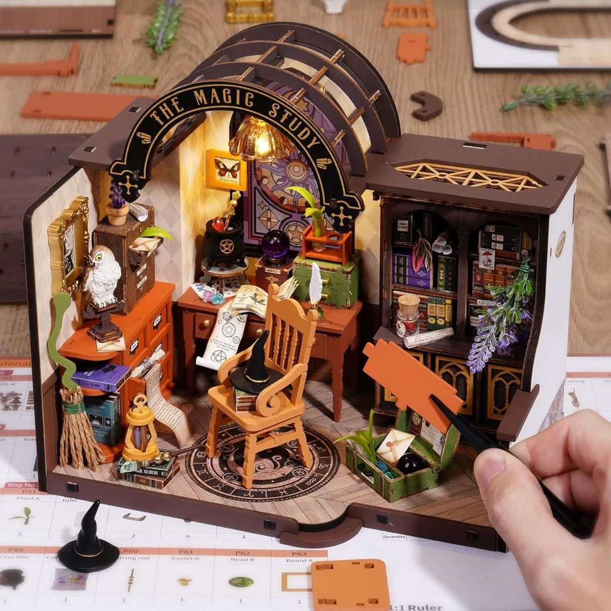 Rolife DIY Mini House - Casas Miniatura The Magic Study