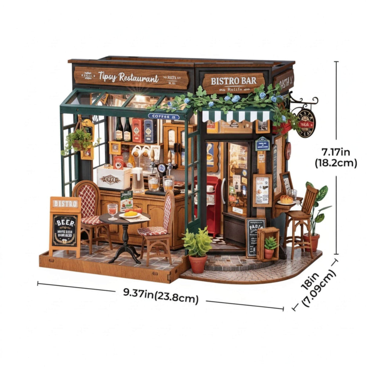 Rolife DIY Mini House - Casas Miniatura Tipsy Restaurant