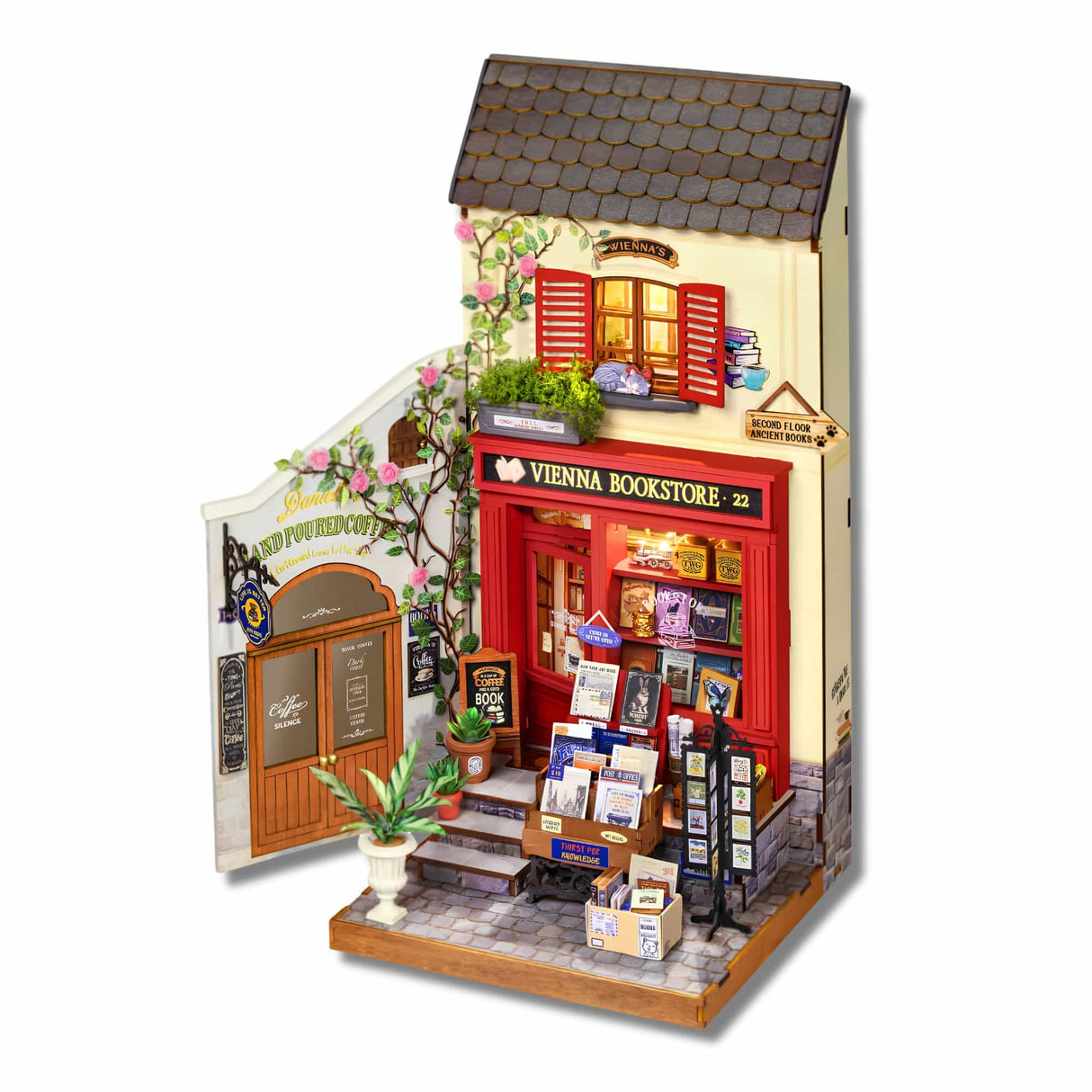 Rolife DIY Mini House - Casas Miniatura Vienna Bookstore