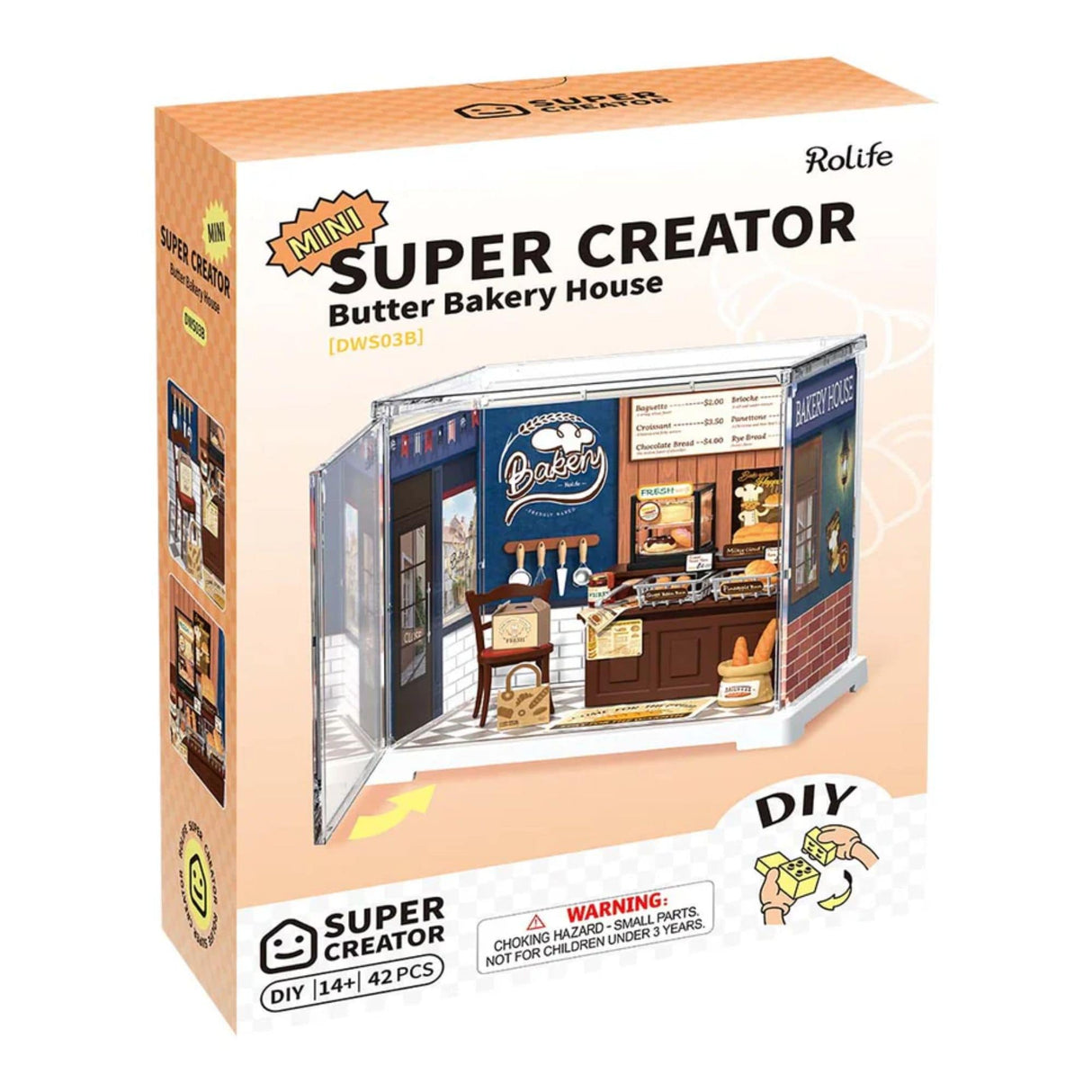 Rolife Mini Super Creator - Casas Miniatura Butter Bakery House