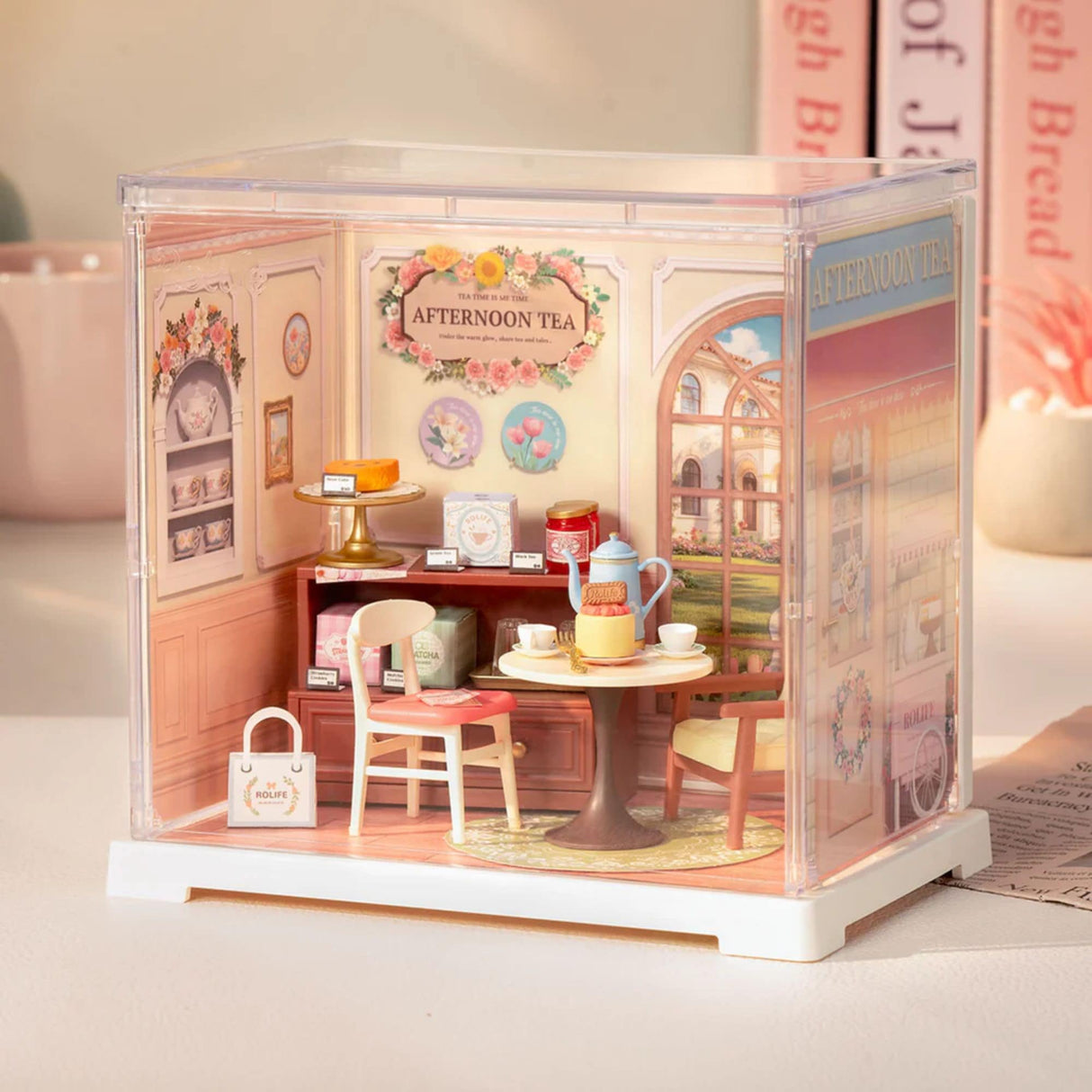 Rolife Mini Super Creator - Casas Miniatura Honey Tea Lounge