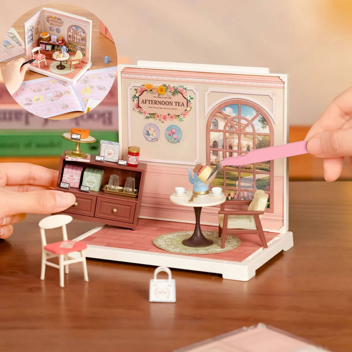 Rolife Mini Super Creator - Casas Miniatura Honey Tea Lounge