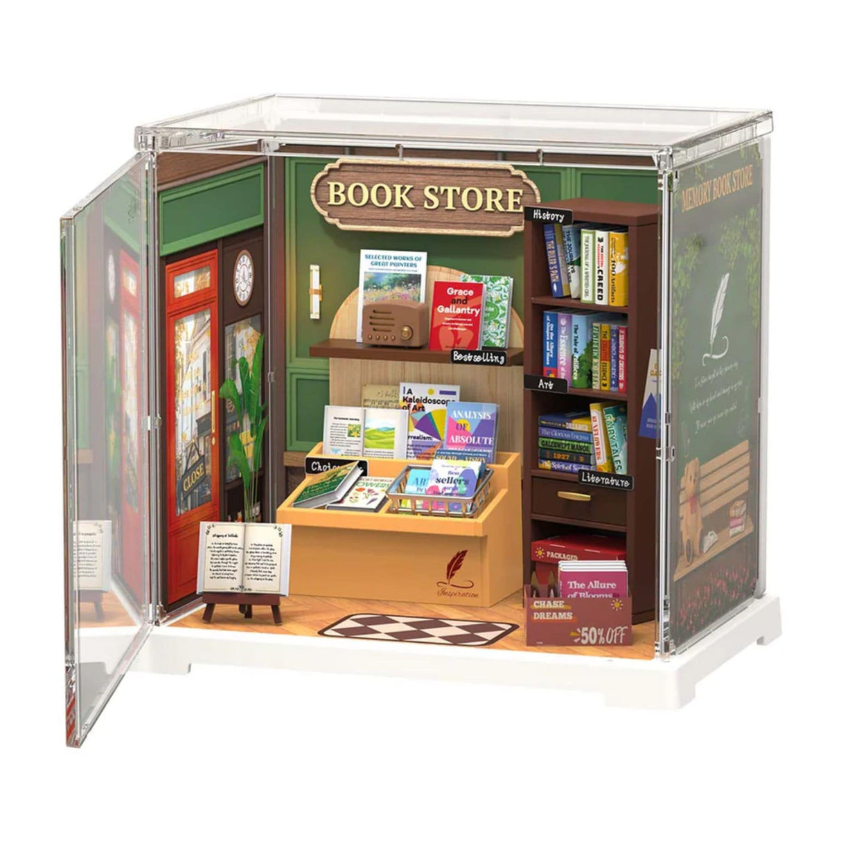 Rolife Mini Super Creator - Casas Miniatura Memory Book Store