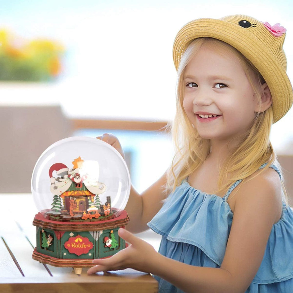 Rolife Music Dreamer - Miniatura Armable Christmas Town Caja Musical