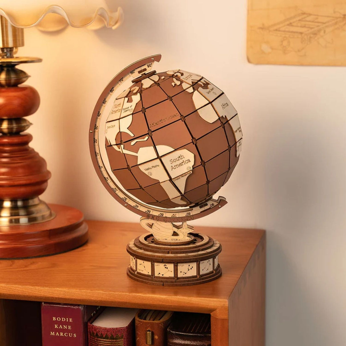 Rolife - Puzzle 3D Global Wonders Globo Terráqueo