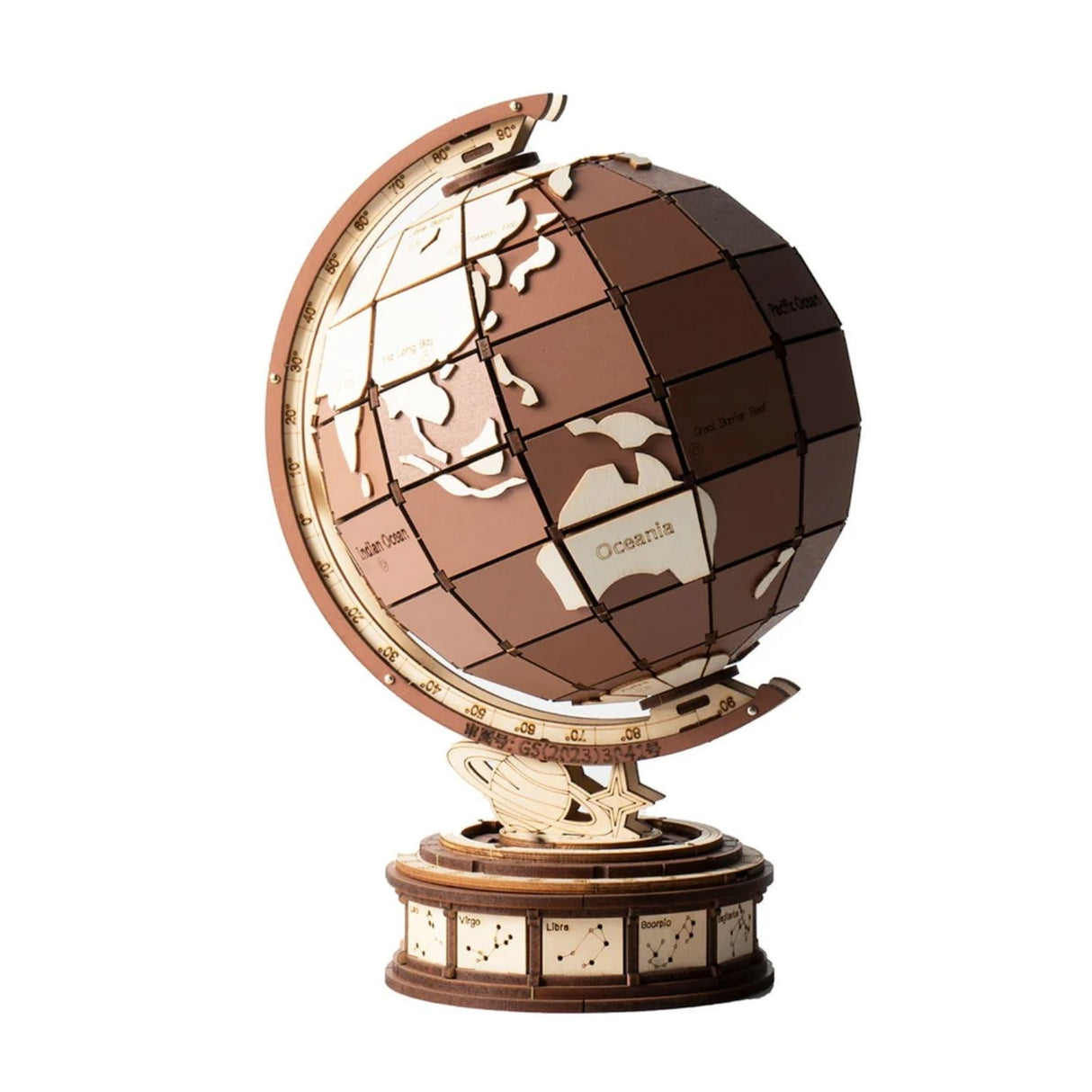 Rolife - Puzzle 3D Global Wonders Globo Terráqueo
