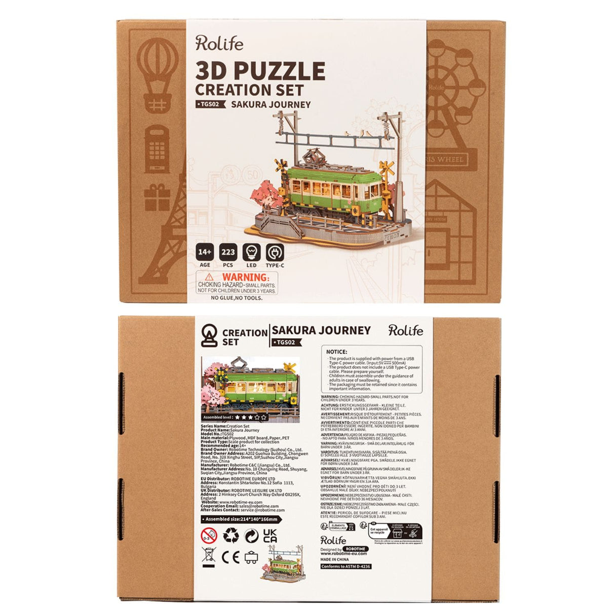 Rolife - Puzzle 3D Sakura Journey