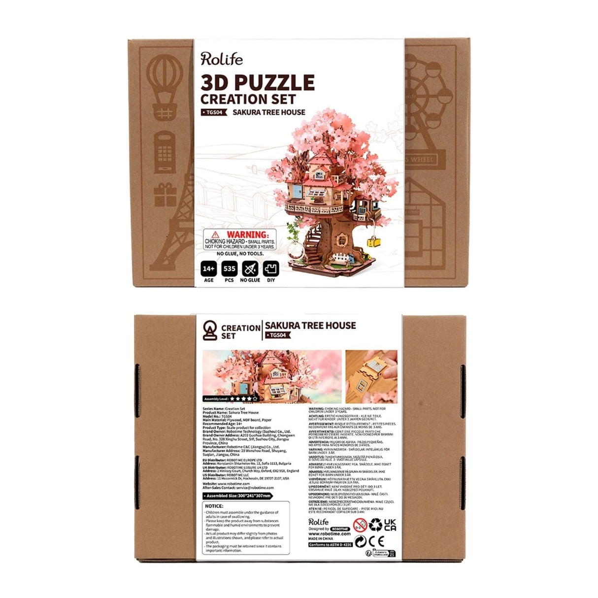 Rolife - Puzzle 3D Sakura Tree House