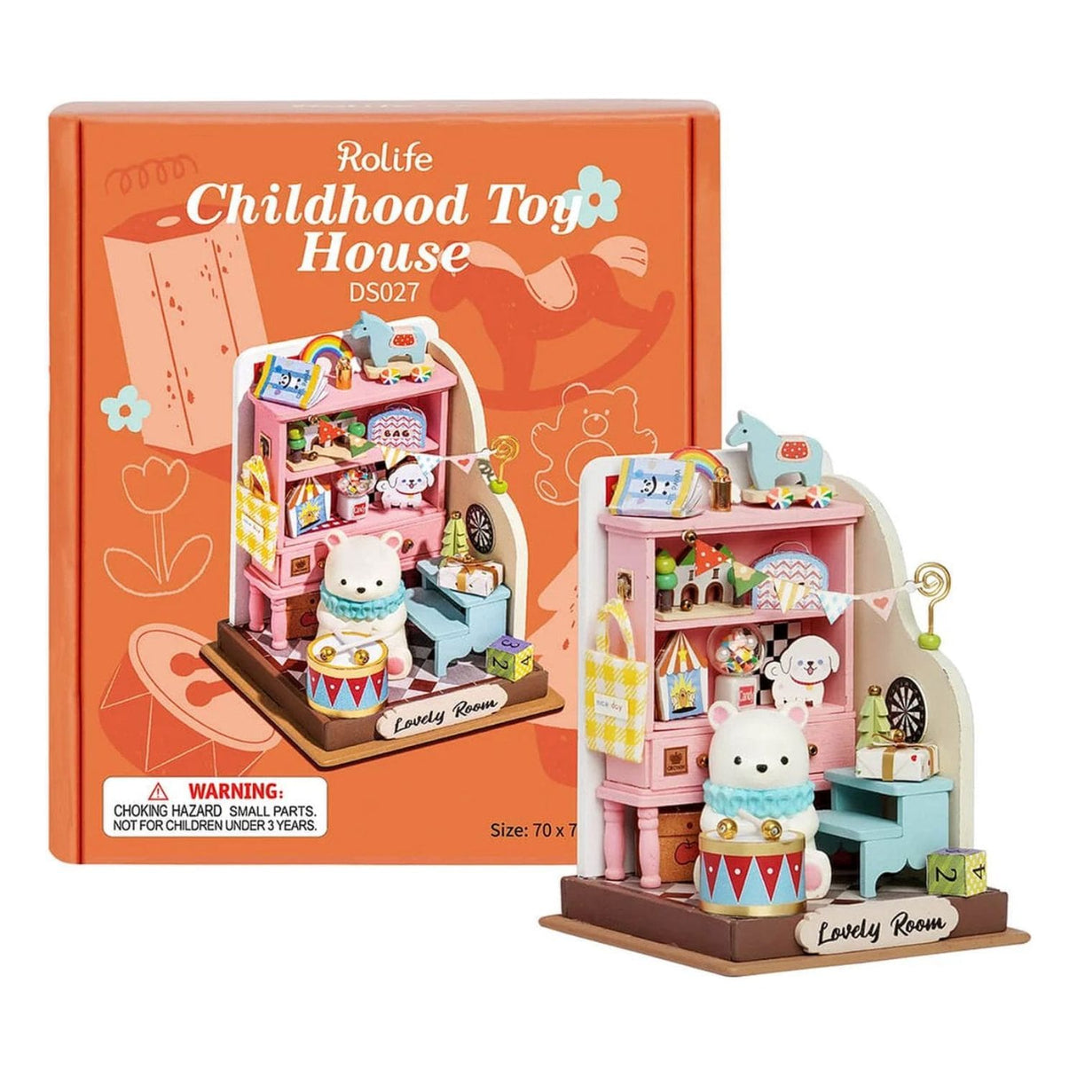 Rolife Secret World - Miniatura Armable Childhood Toy House