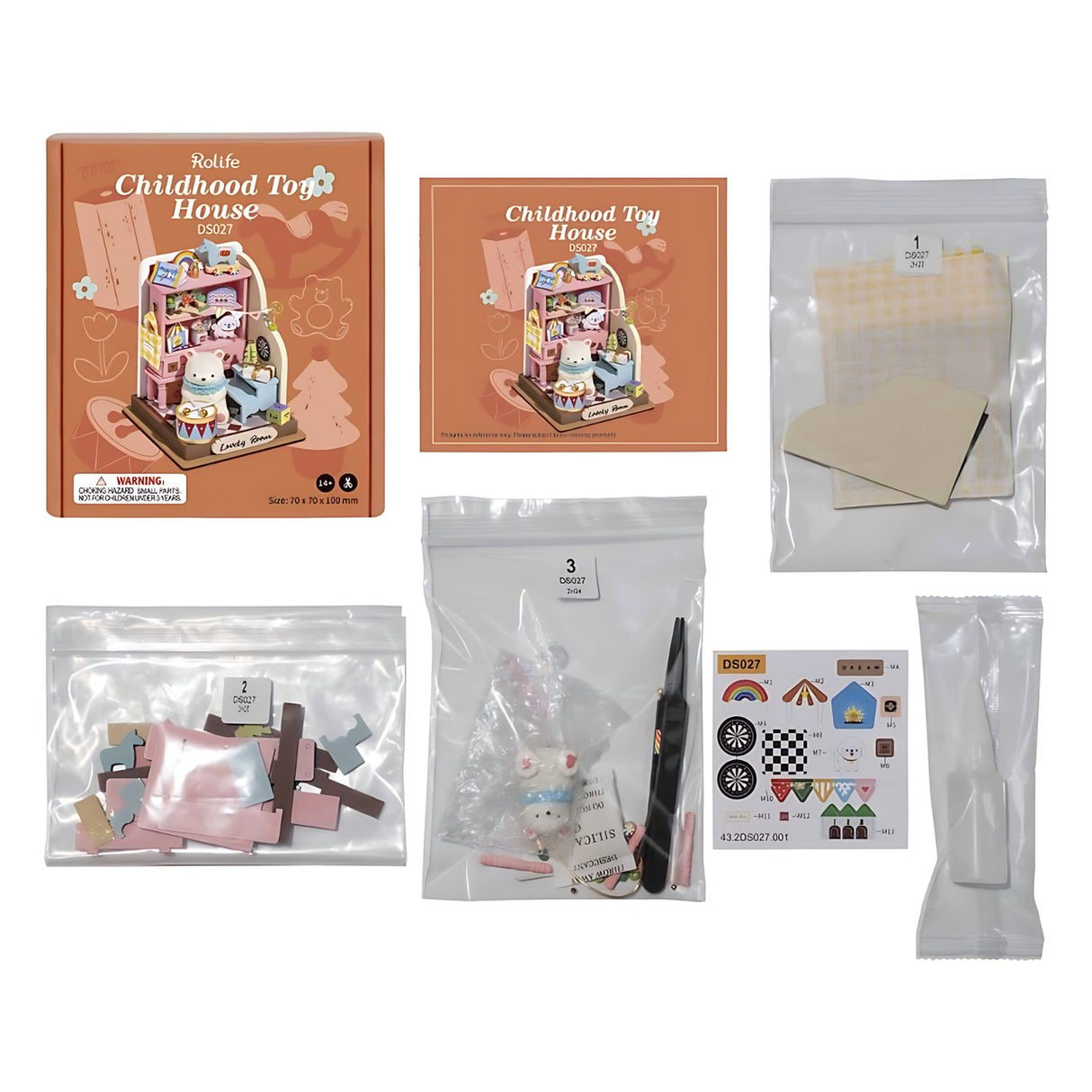 Rolife Secret World - Miniatura Armable Childhood Toy House