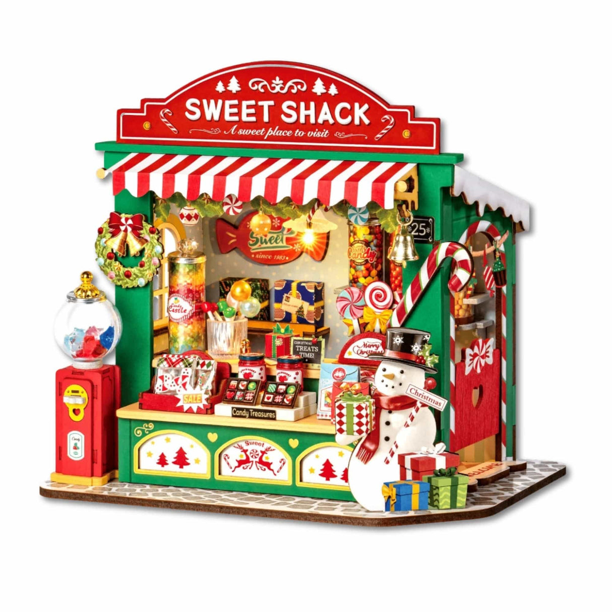Rolife Secret World - Miniatura Armable Christmas Candy Stand