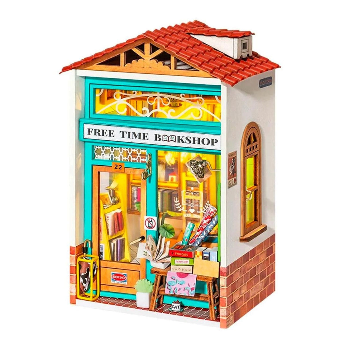 Rolife Secret World - Miniatura Armable Free Time Bookshop