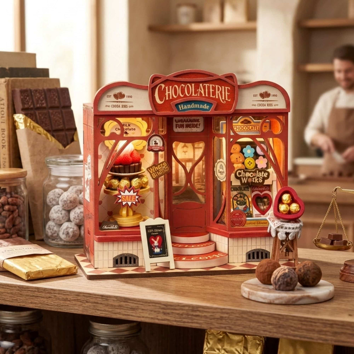 Rolife Secret World - Miniatura Armable Sweet Chocolate Shop