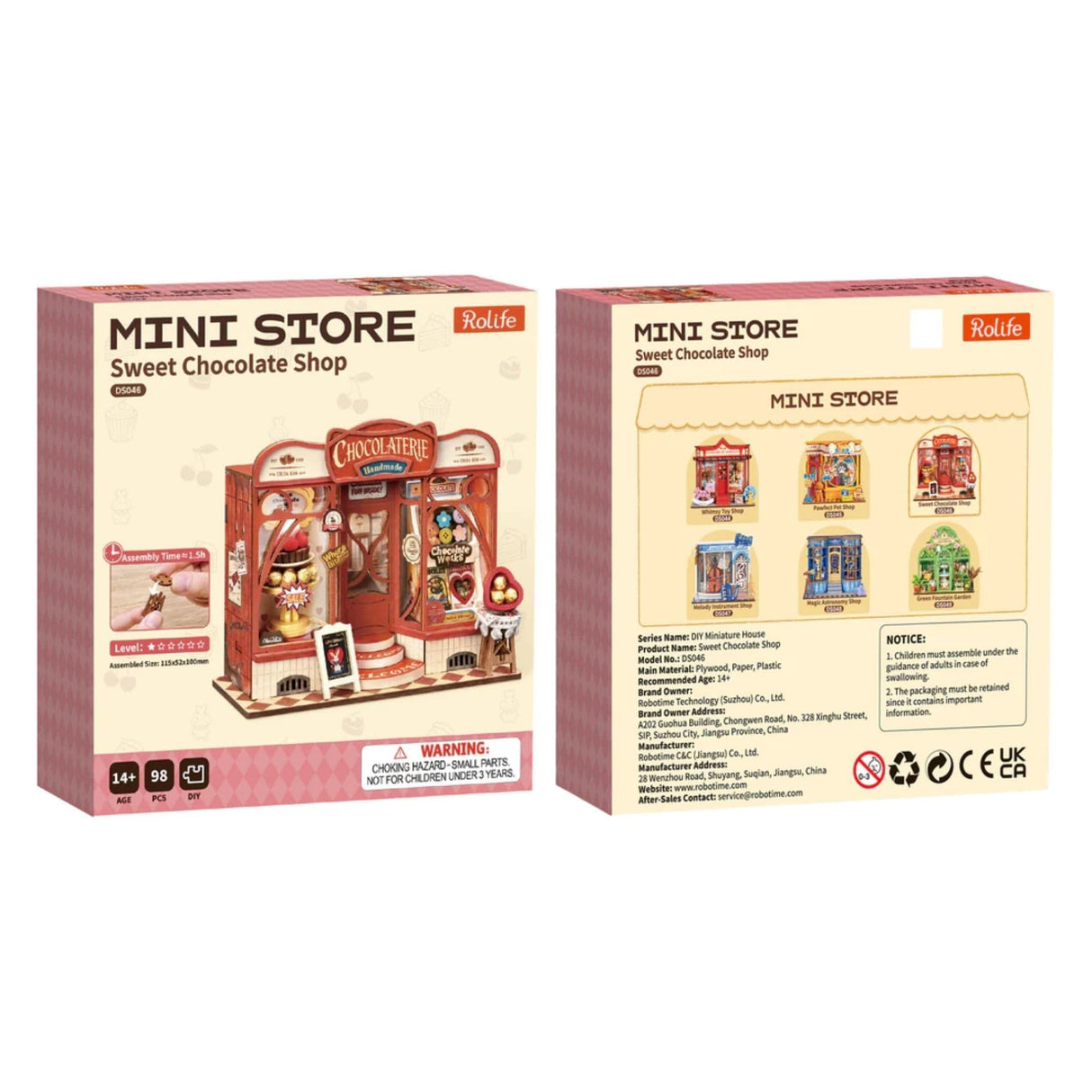 Rolife Secret World - Miniatura Armable Sweet Chocolate Shop