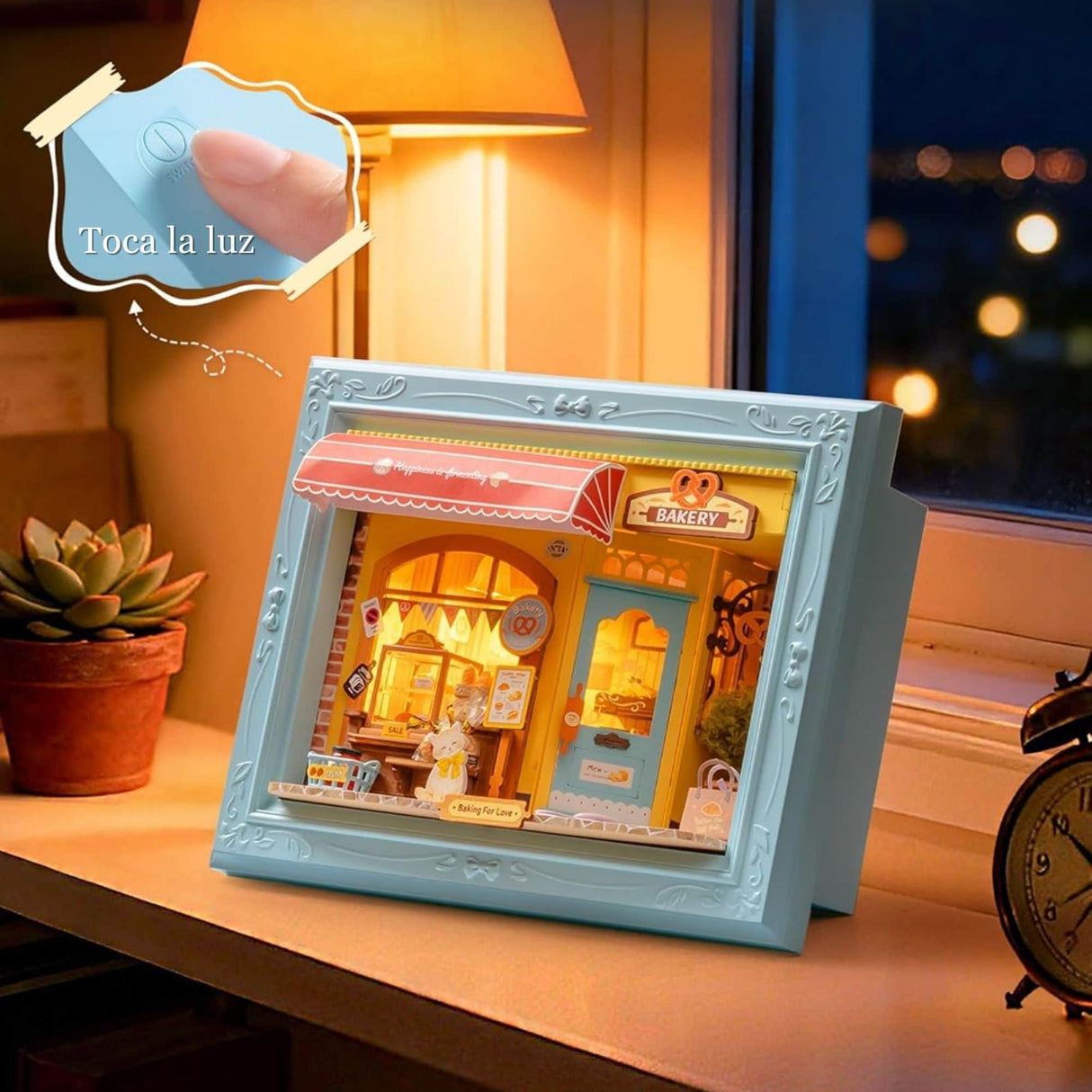 Rolife Story Frame Series - Puzzle 3D Fluffy Cat Bakery