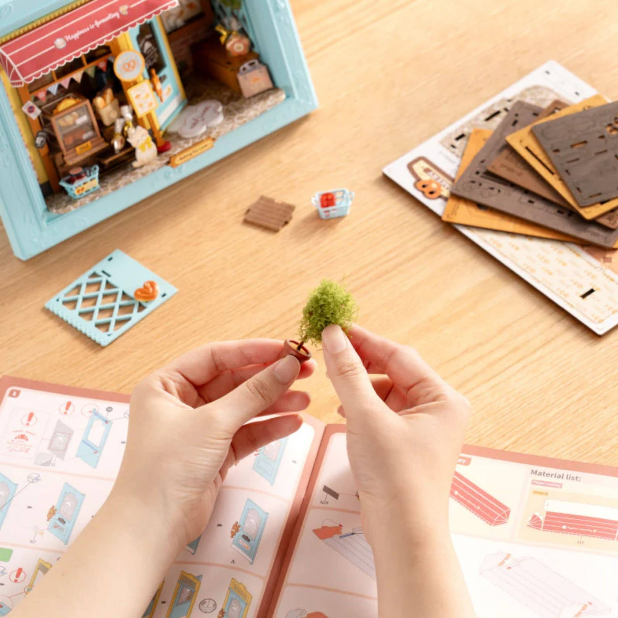 Rolife Story Frame Series - Puzzle 3D Fluffy Cat Bakery
