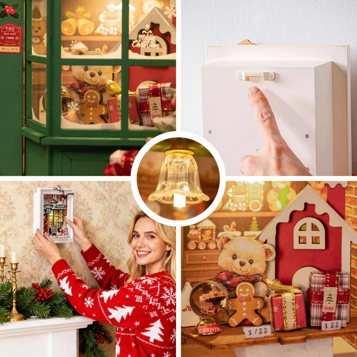 Rolife Story Frame Series - Puzzle 3D Santa Toy Shop