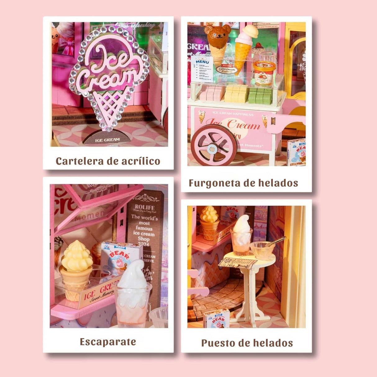 Rolife Story Frame Series - Puzzle 3D Sweet Scoopery Ice Cream