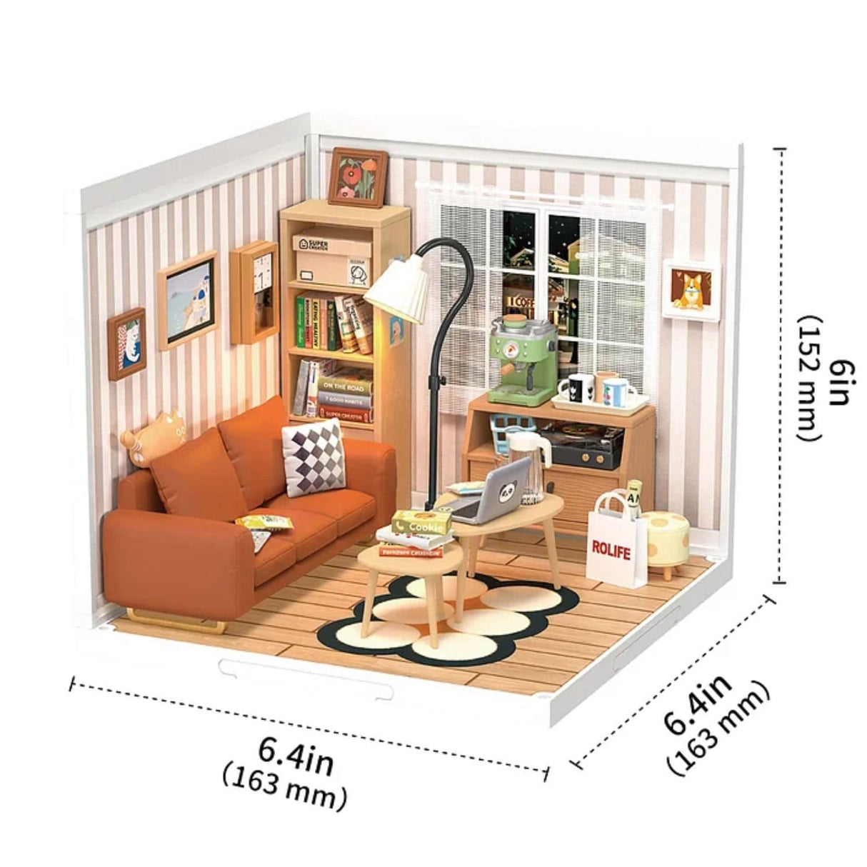 Rolife Super Creator - Casas Miniatura Cozy Living Lounge