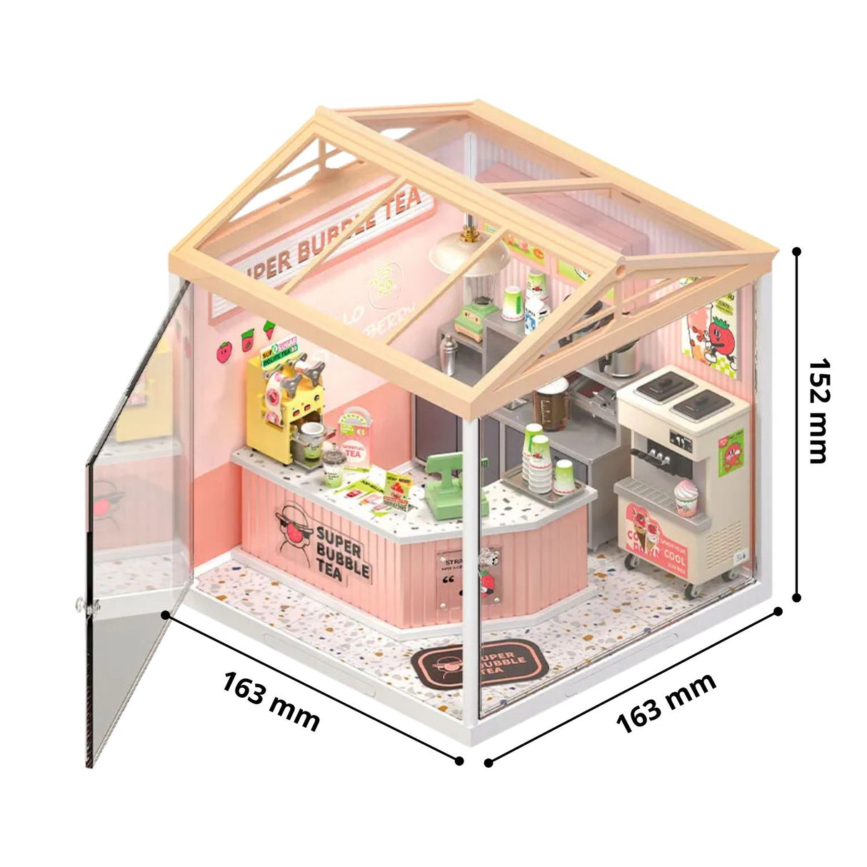 Rolife Super Creator - Casas Miniatura Double Joy Bubble Tea