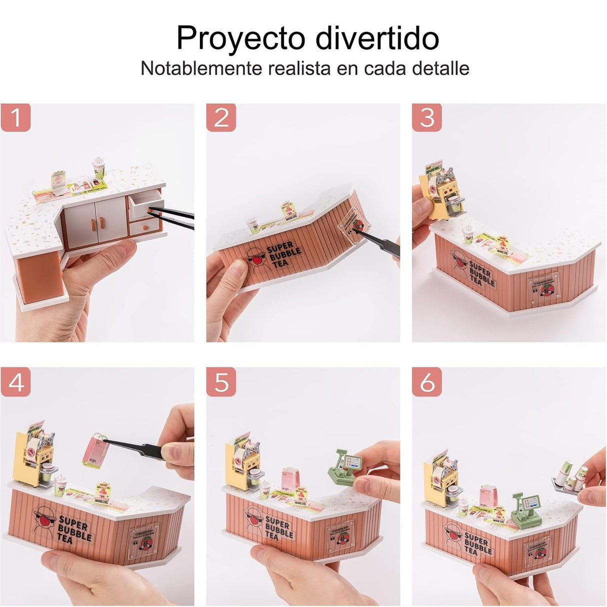 Rolife Super Creator - Casas Miniatura Double Joy Bubble Tea