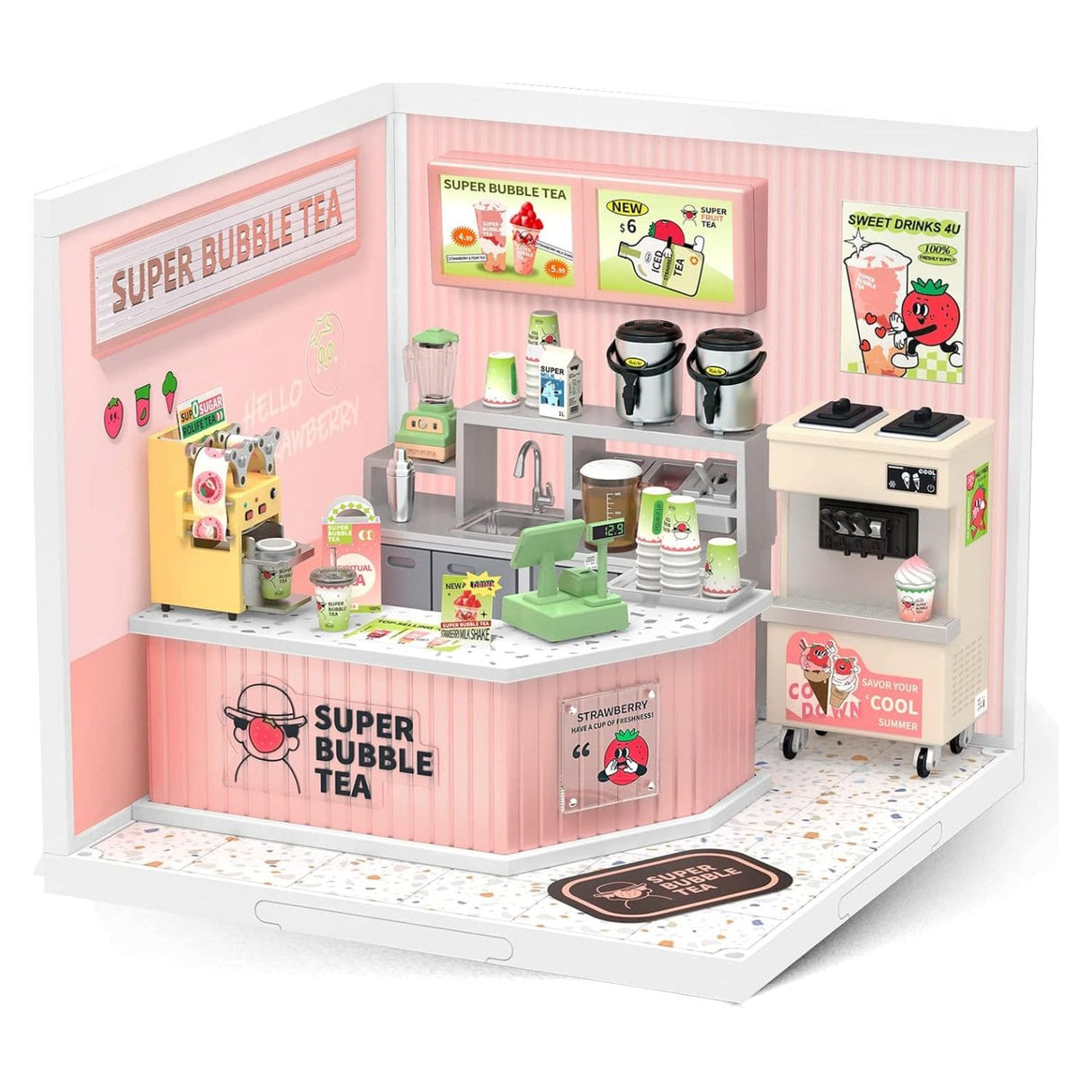 Rolife Super Creator - Casas Miniatura Double Joy Bubble Tea
