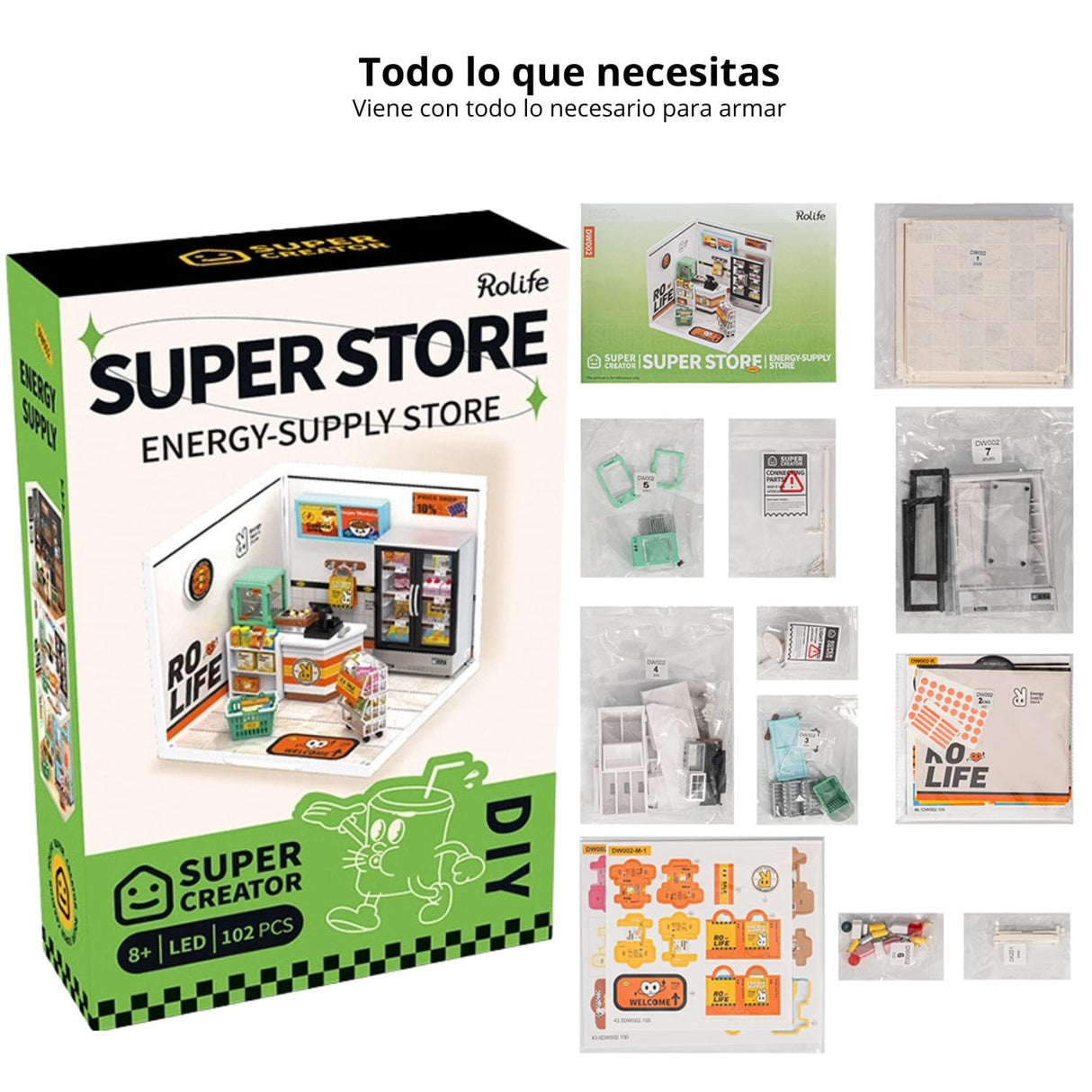 Rolife Super Creator - Casas Miniatura Energy Supply