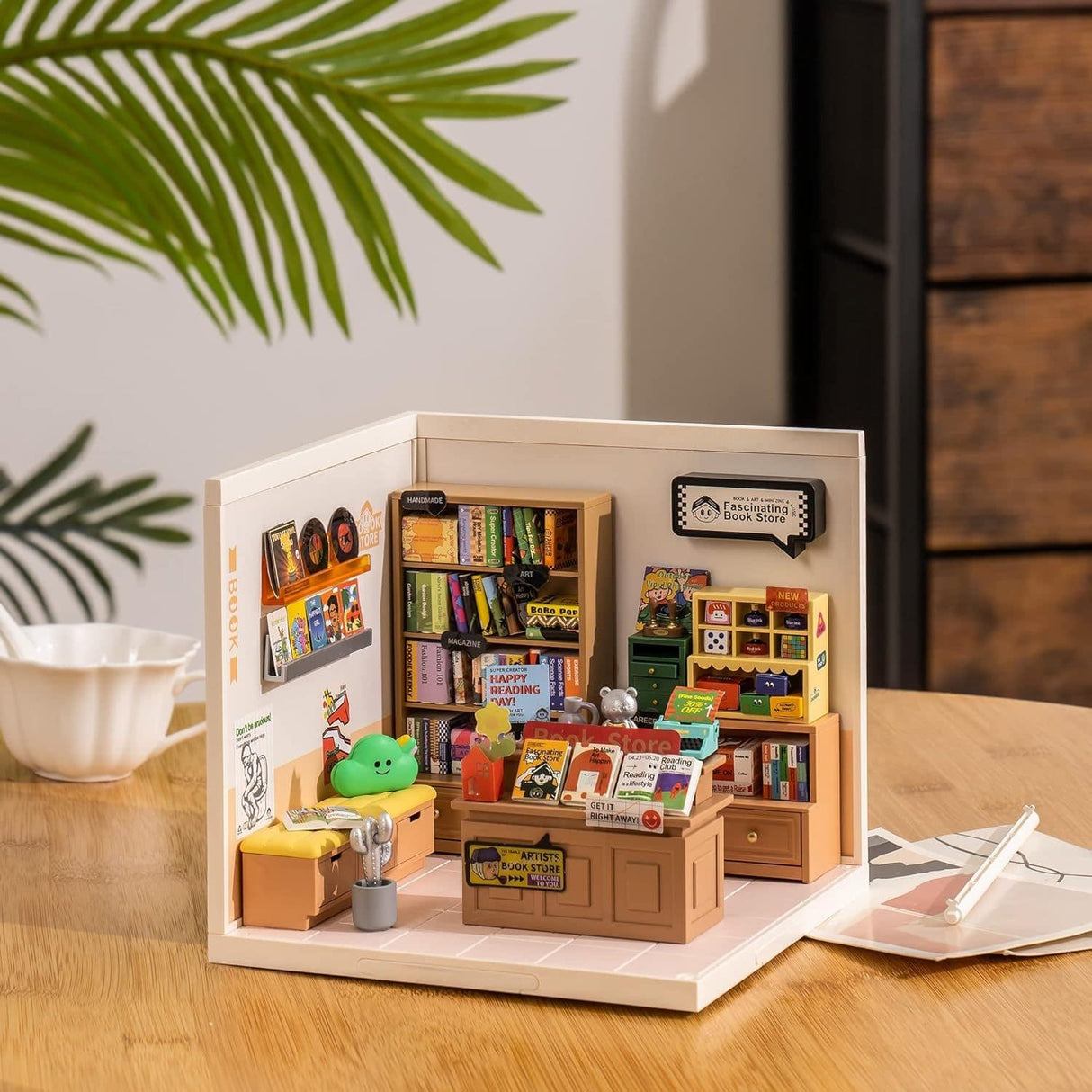 Rolife Super Creator - Casas Miniatura Fascinating Book Store