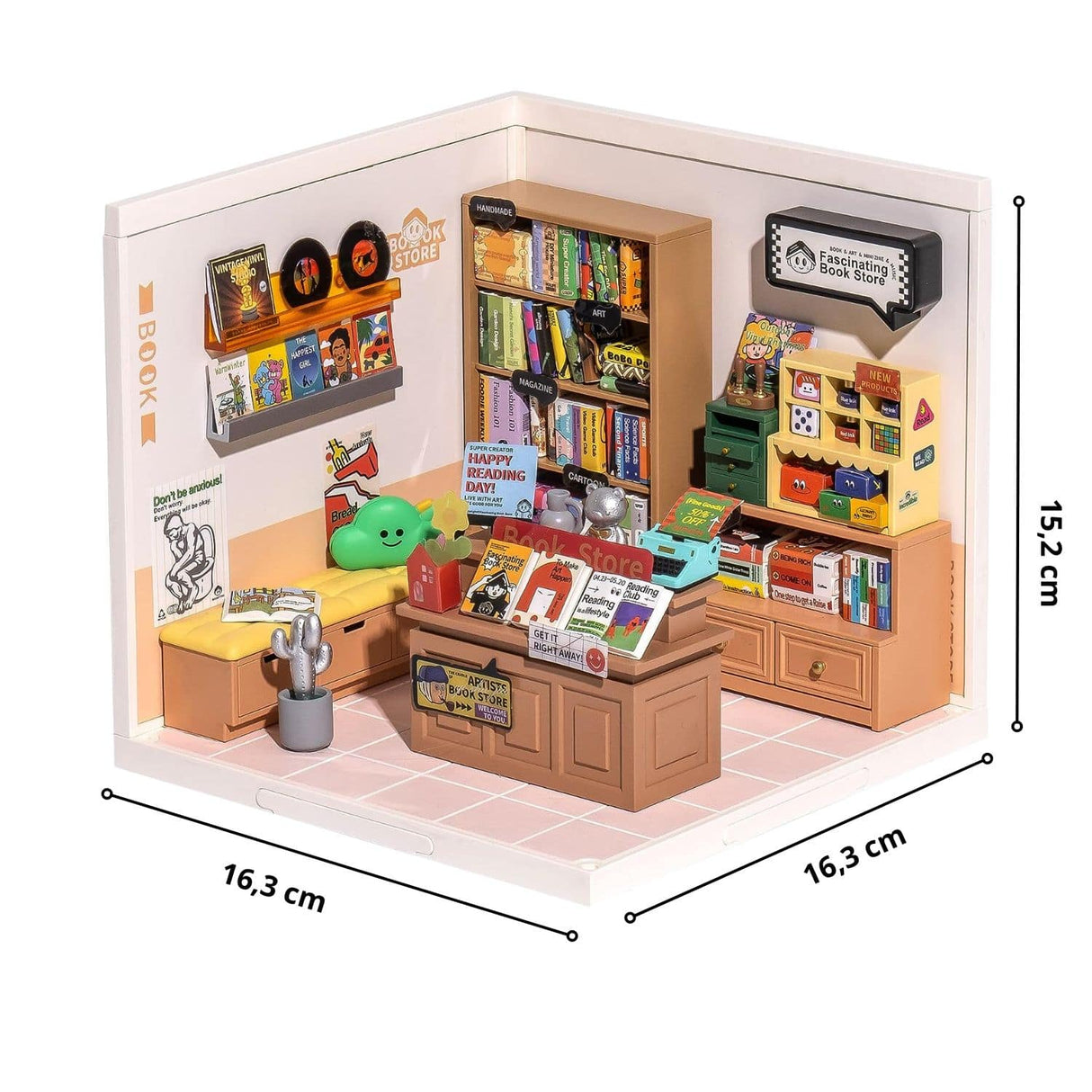 Rolife Super Creator - Casas Miniatura Fascinating Book Store
