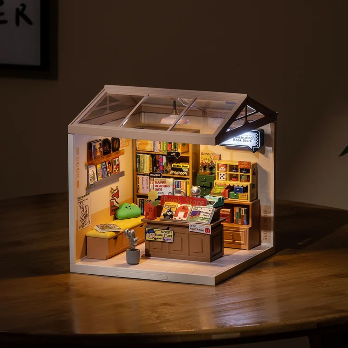Rolife Super Creator - Casas Miniatura Fascinating Book Store