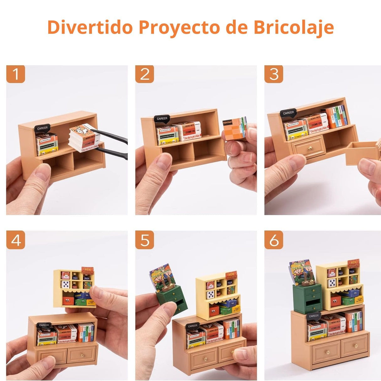Rolife Super Creator - Casas Miniatura Fascinating Book Store