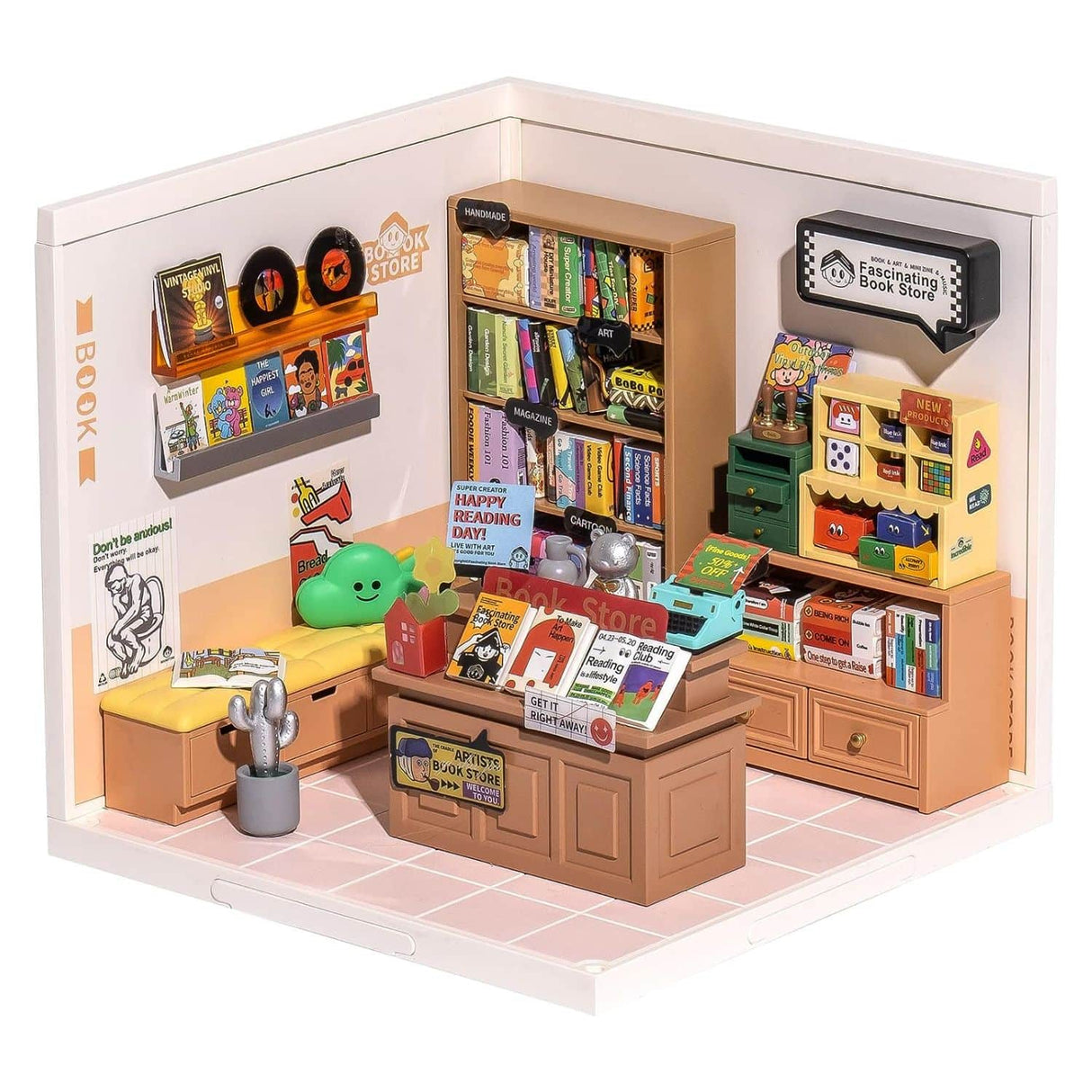 Rolife Super Creator - Casas Miniatura Fascinating Book Store