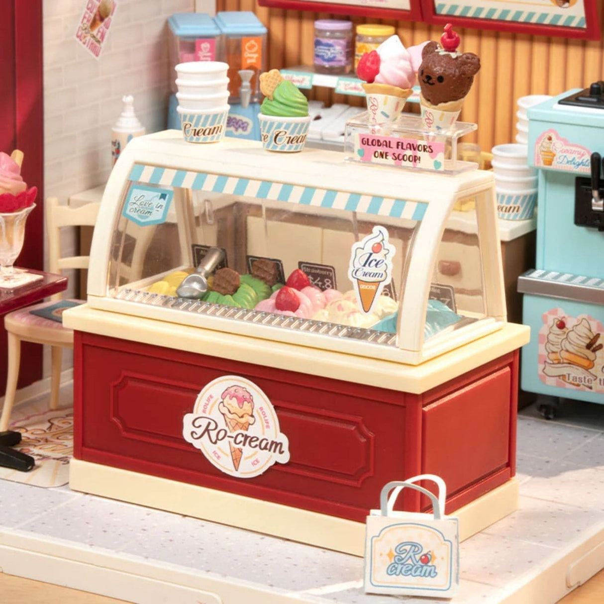 Rolife Super Creator - Casas Miniatura Flavorful Ice Cream