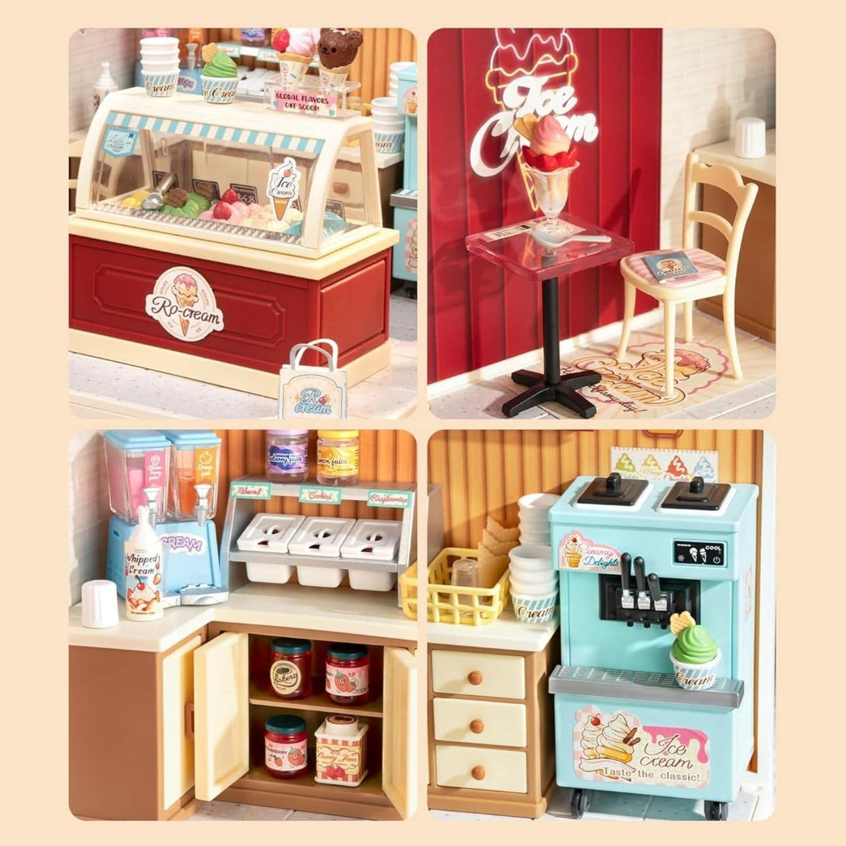 Rolife Super Creator - Casas Miniatura Flavorful Ice Cream