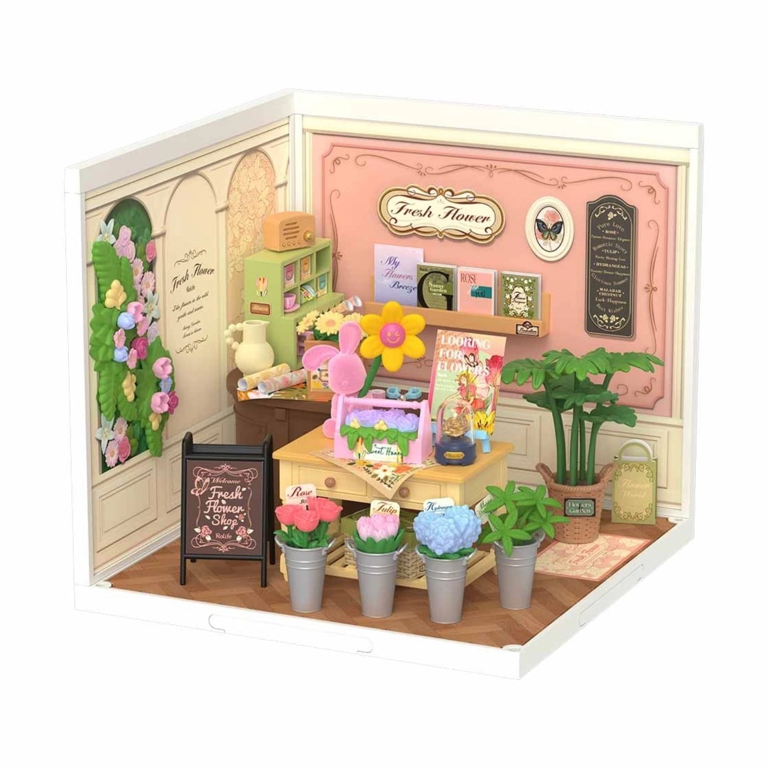 Casa Miniatura Rolife Super Creator Fresh Flower Shop – Dibu Chile