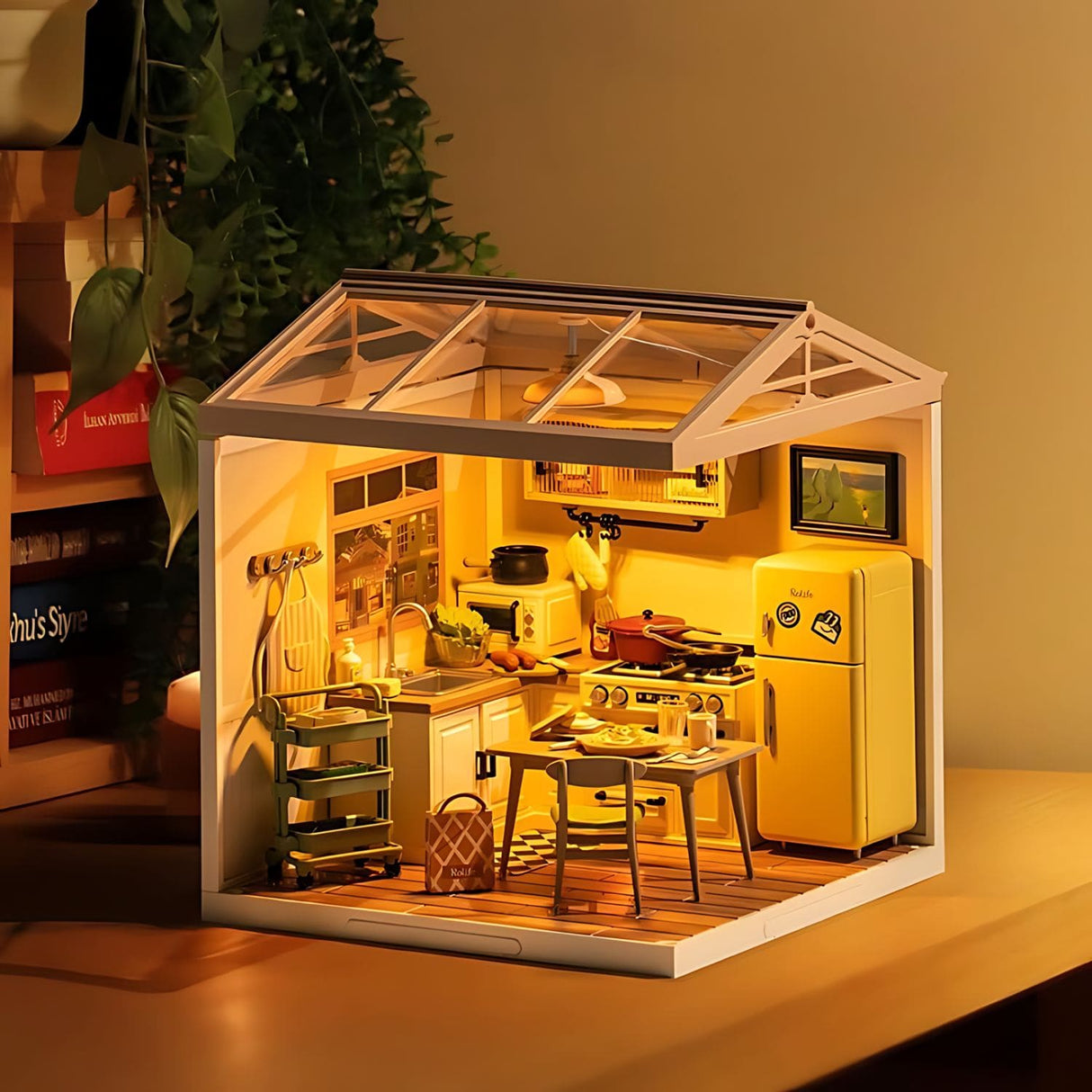 Rolife Super Creator - Casas Miniatura Happy Meals Kitchen