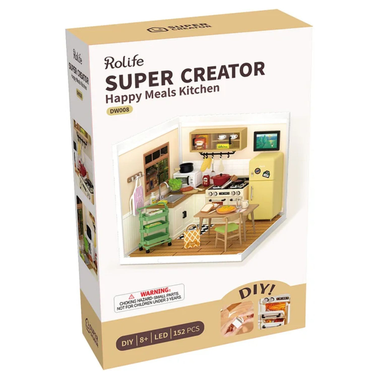 Rolife Super Creator - Casas Miniatura Happy Meals Kitchen