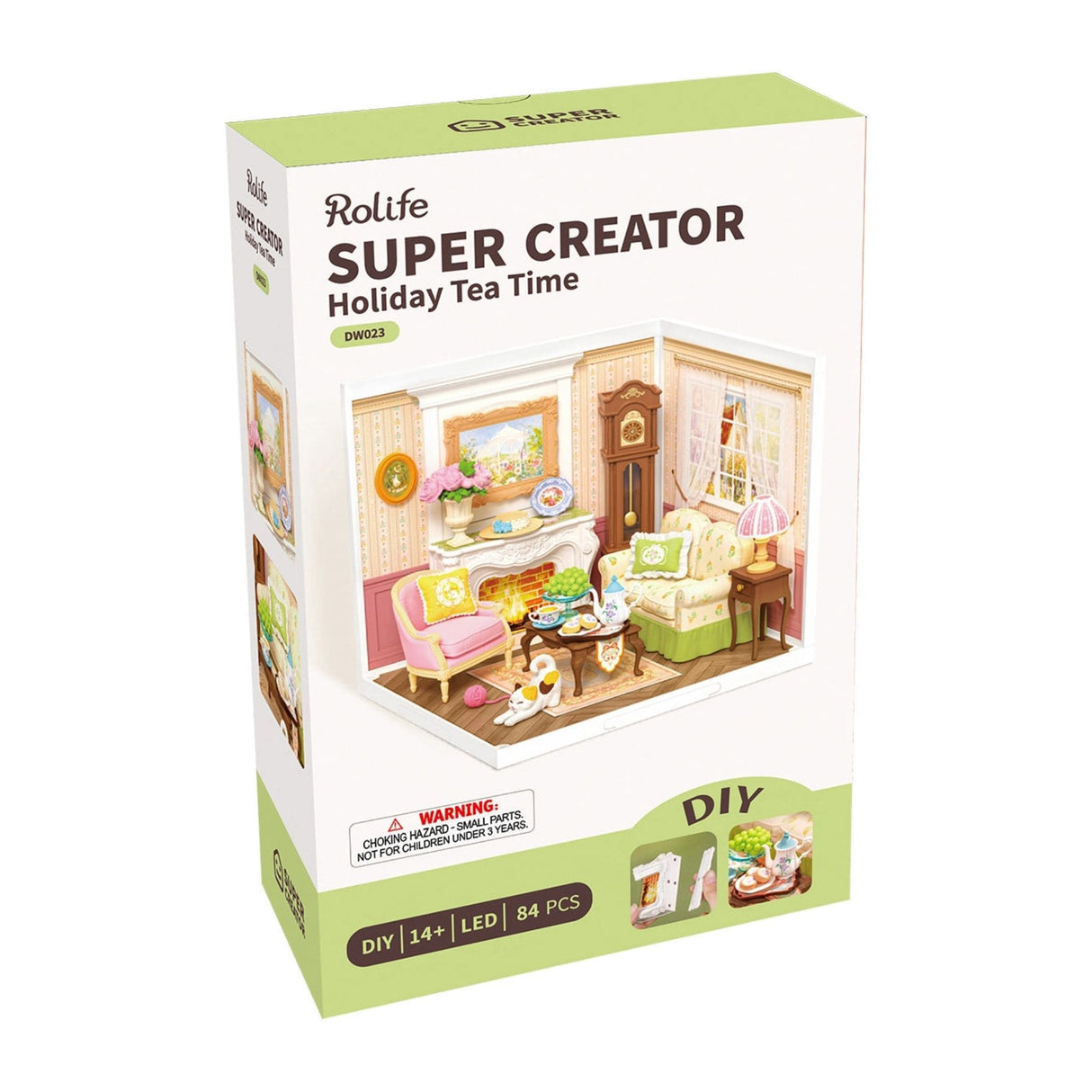 Rolife Super Creator - Casas Miniatura Holiday Tea Time