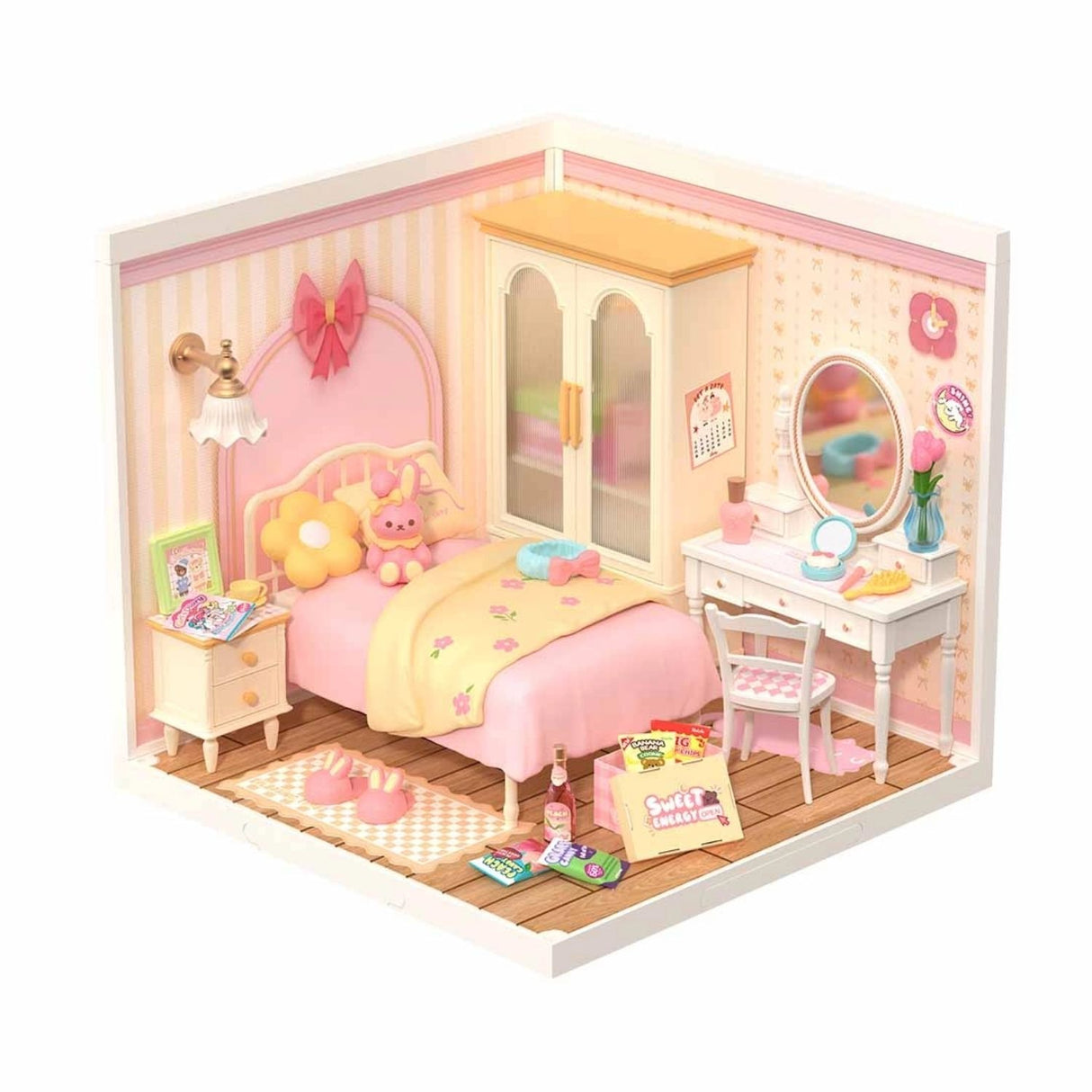 Rolife Super Creator - Casas Miniatura Lovely Pink Bedroom