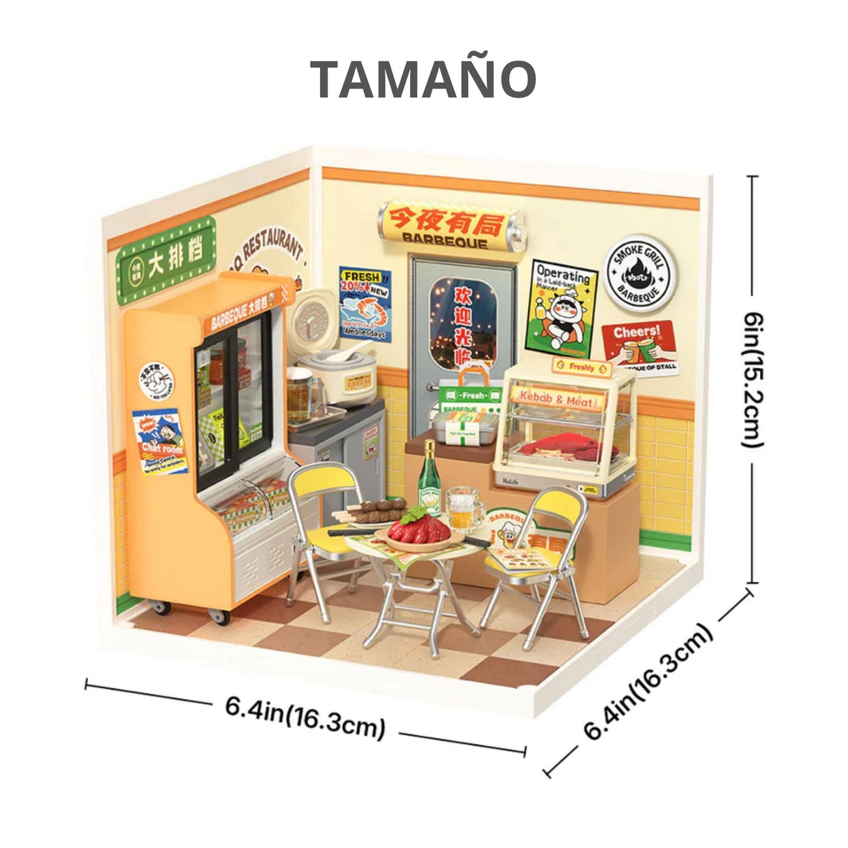 Rolife Super Creator - Casas Miniatura Night Out Food Stall