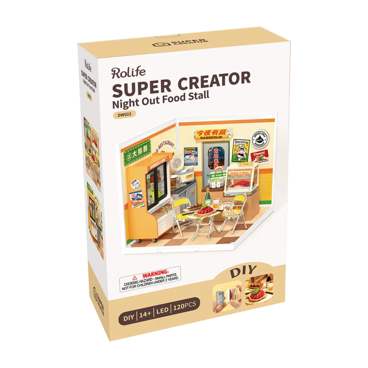 Rolife Super Creator - Casas Miniatura Night Out Food Stall