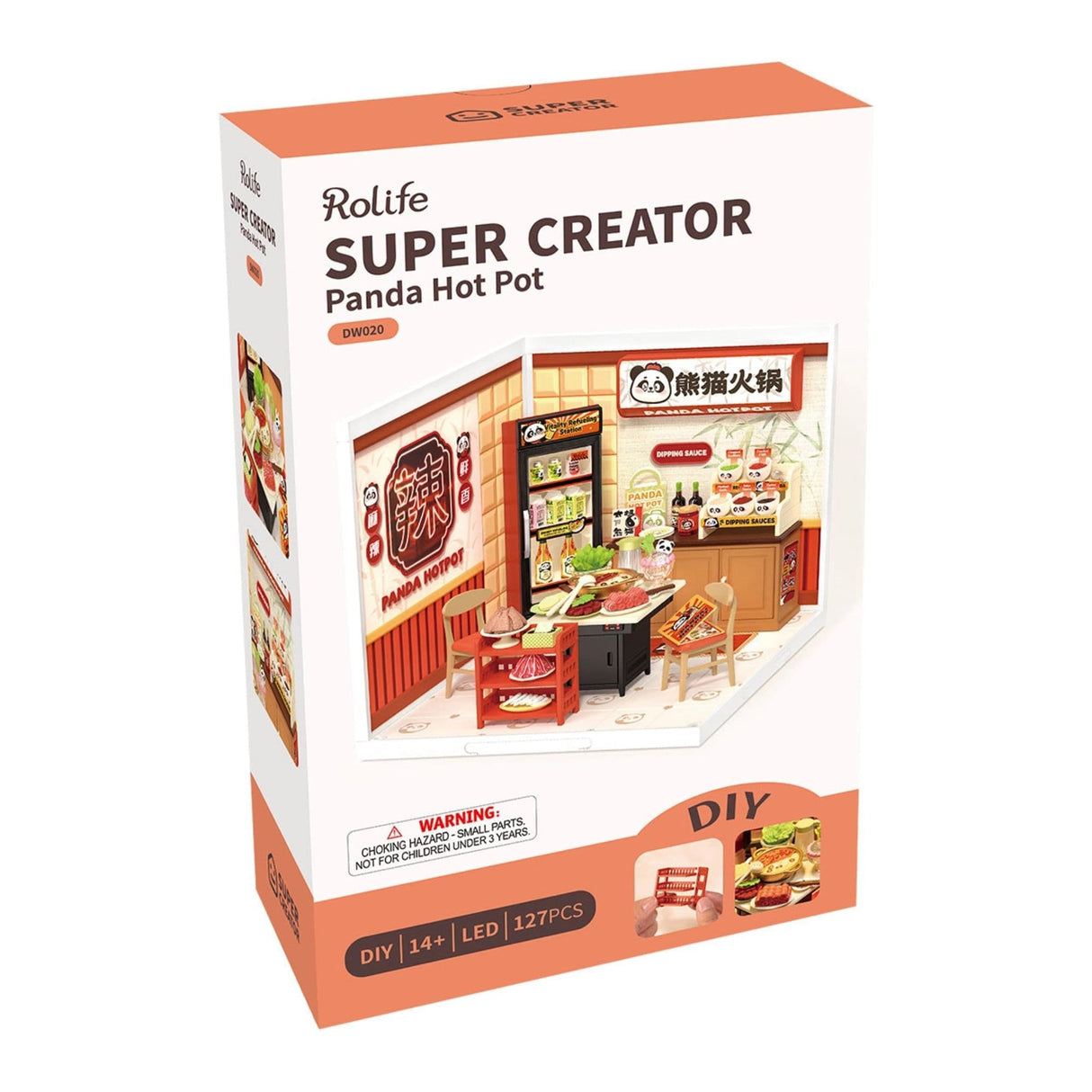 Rolife Super Creator - Casas Miniatura Panda Hot Pot
